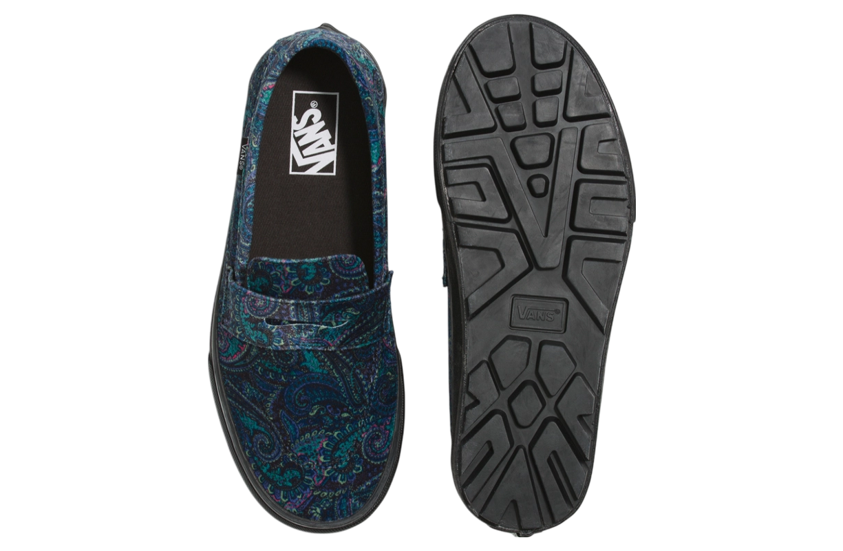 Vans Loafer Velvet Paisley Blue / Green