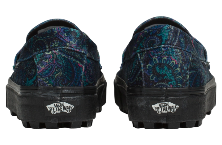 Vans Loafer Velvet Paisley Blue / Green