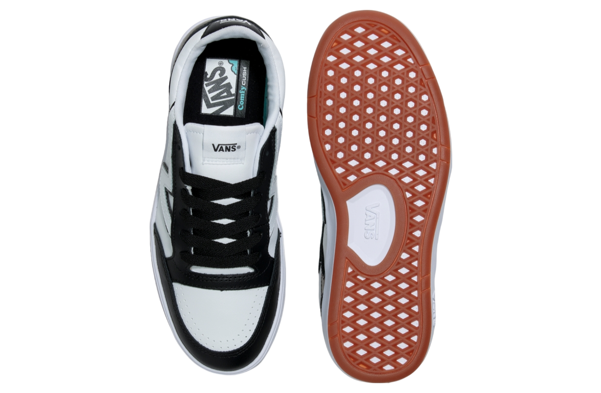 Vans Lowland Comfycush Leather Black / True White