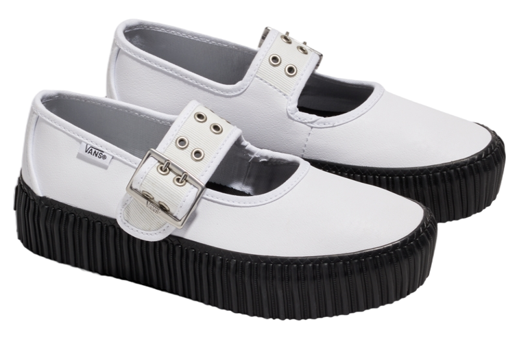 Vans Mary Jane Creeper Grunge Ballet White / Black