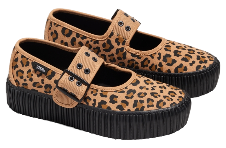 Vans Mary Jane Creeper Grunge Core Leopard