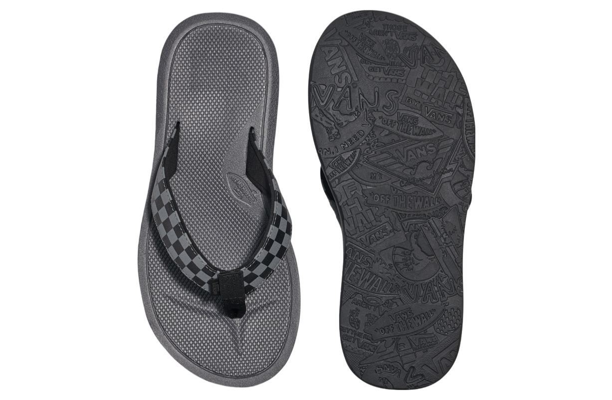 Vans Mte Nexpa Synthetic Checkerboard Sandal Black / Pewter