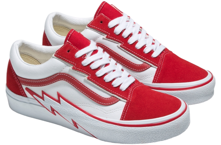 Vans Old Skool Bolt 2-tone Red / True White