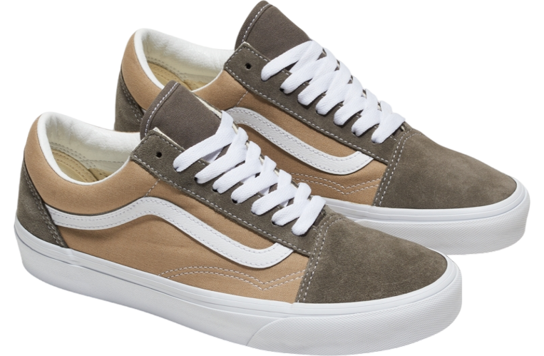 Vans Old Skool Canvas Suede Block Brown