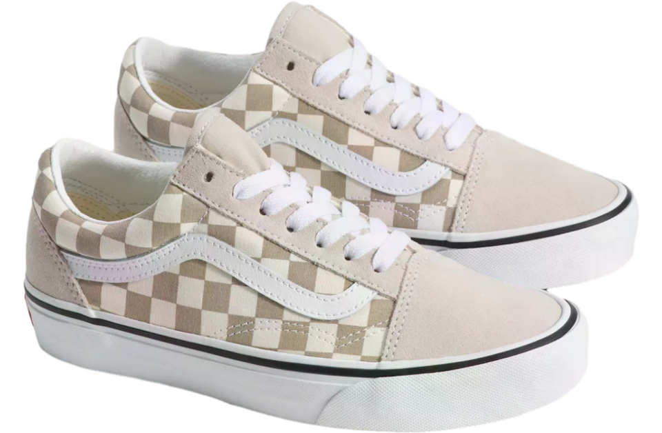 Vans Old Skool Checkerboard Checkerboard Oatmeal Beige