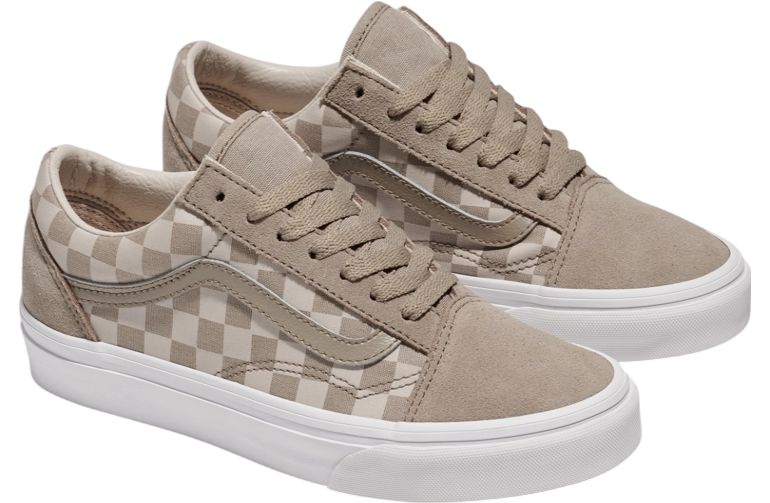 Vans Old Skool Checkerboard Moon Rock Beige