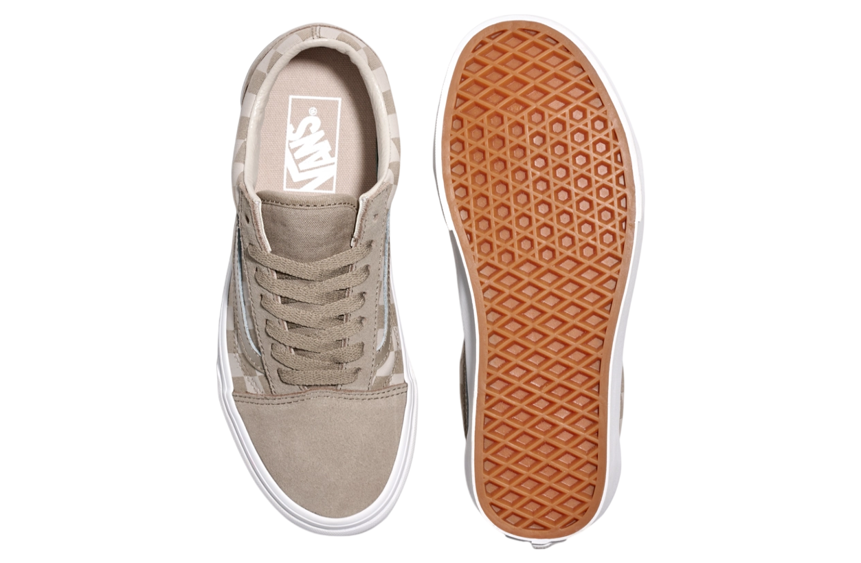 Vans Old Skool Checkerboard Moon Rock Beige