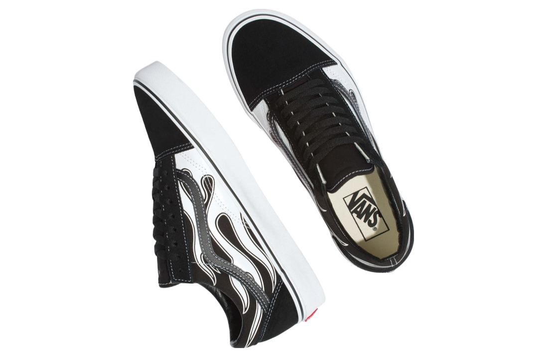 Vans Old Skool Flame Black / White