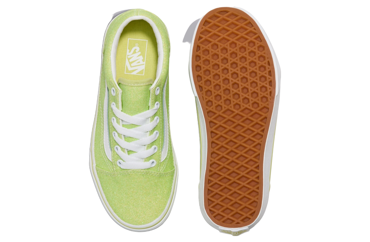 Vans Old Skool Glitter Lime Sherbert