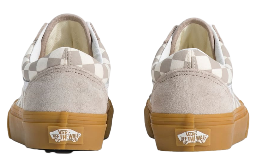 Vans Old Skool Gum Checkerboard Mushroom Brown