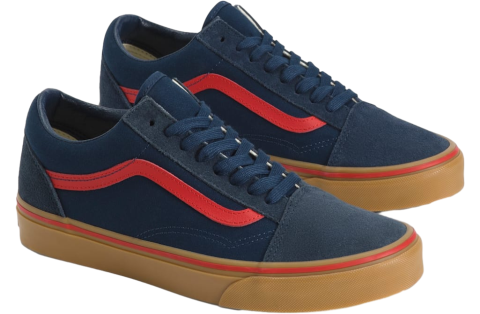 Vans Old Skool Gum Navy Blue / Red