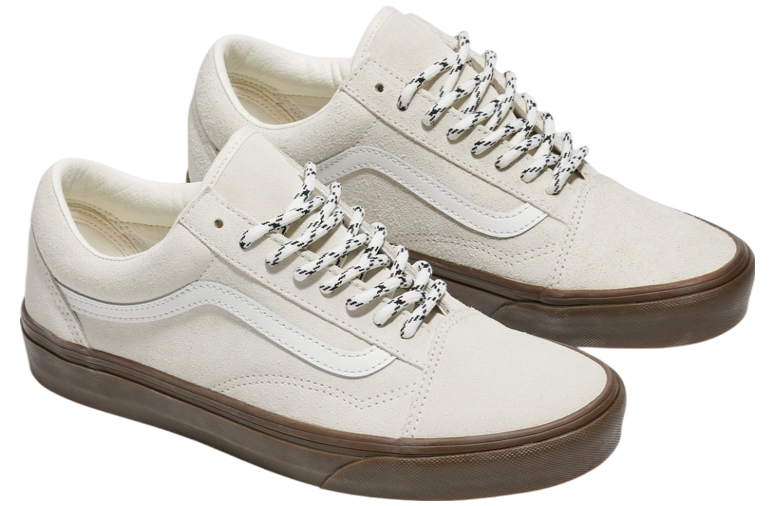 Vans Old Skool Hairy Suede Marshmallow White