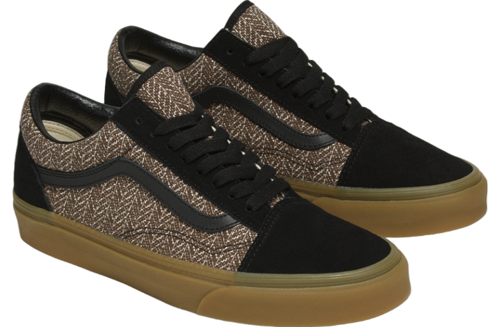 Vans Old Skool Herringbone Black / Brown