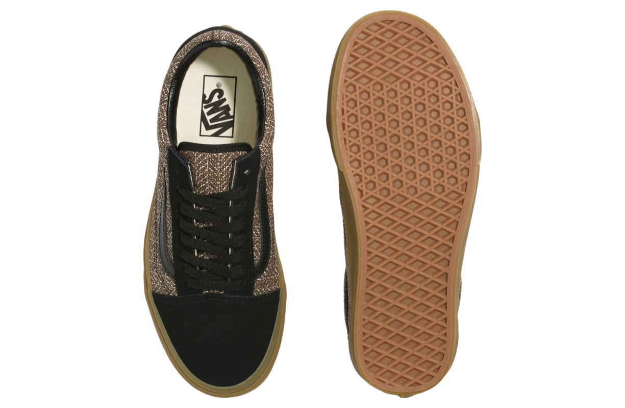 Vans Old Skool Herringbone Black / Brown