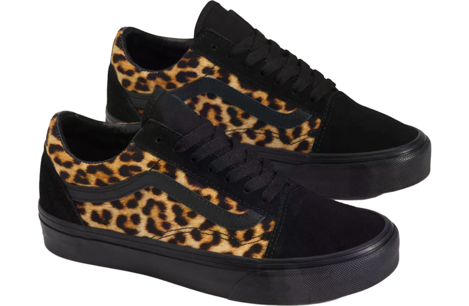 Vans Old Skool Leopard Brown / Black