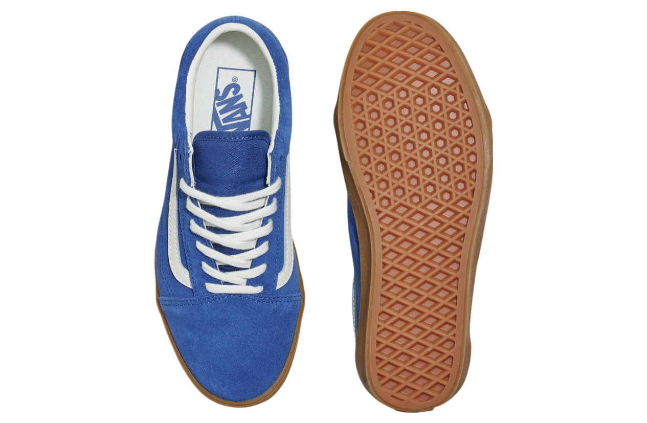 Vans Old Skool Lowpro WMNS Navy Blue / Gum Brown