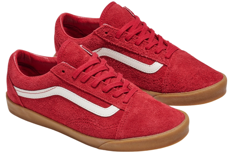 Vans Old Skool Lowpro WMNS Red / Gum Brown