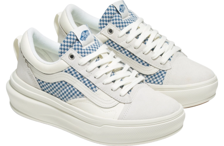 Vans Old Skool Overt Plus Comfycush Lux Check Marshmallow