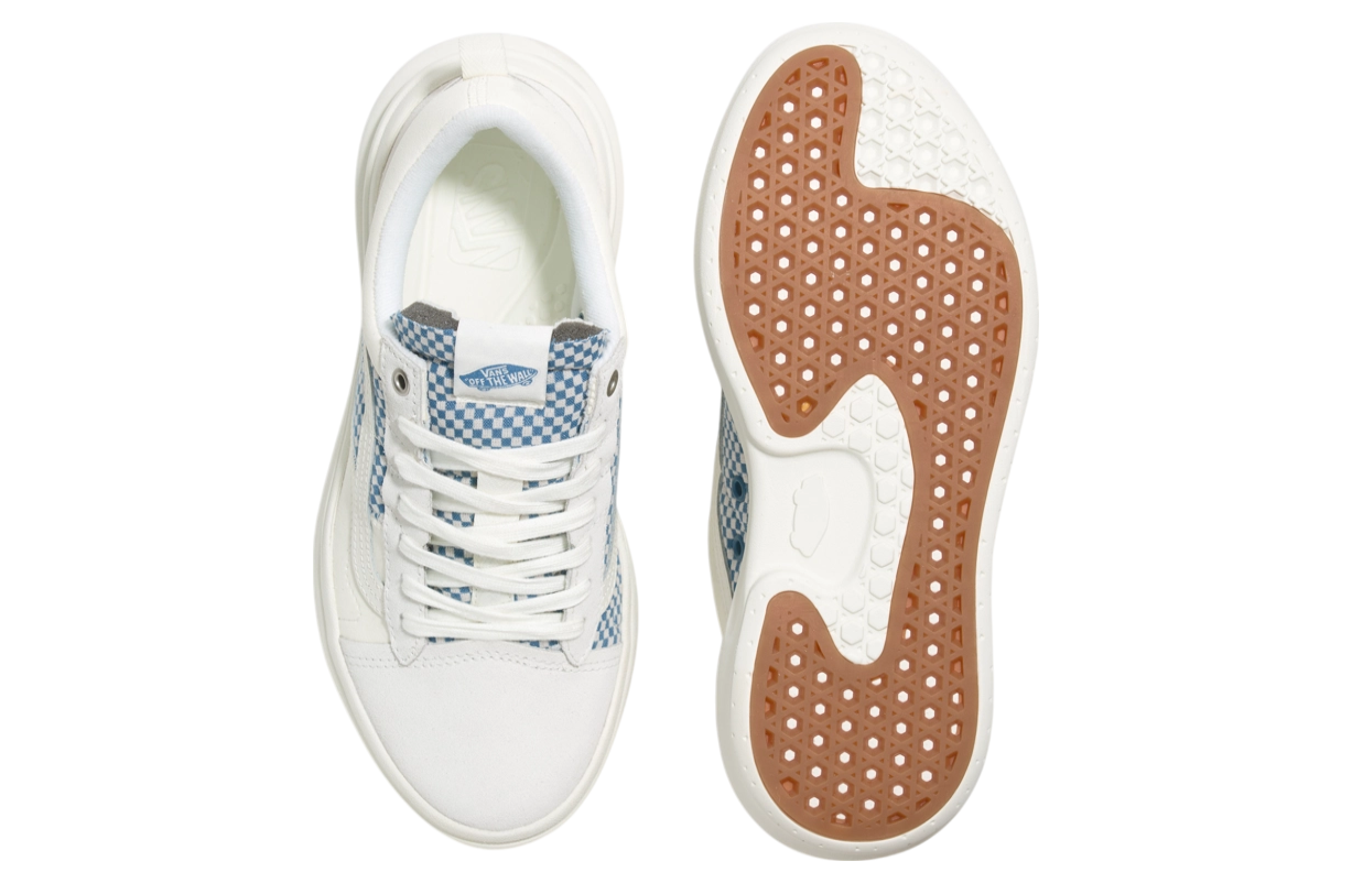 Vans Old Skool Overt Plus Comfycush Lux Check Marshmallow