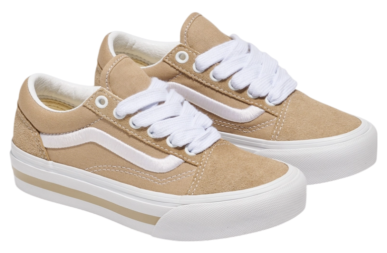 Vans Old Skool Platform GS Khaki Beige