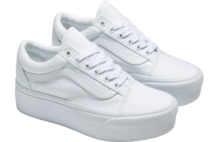 Vans Old Skool Stackform True White Jun 2024 VN0A7Q5MW00 KicksOnFire