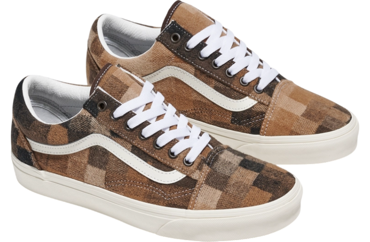 Vans Old Skool Sweater Check Brown