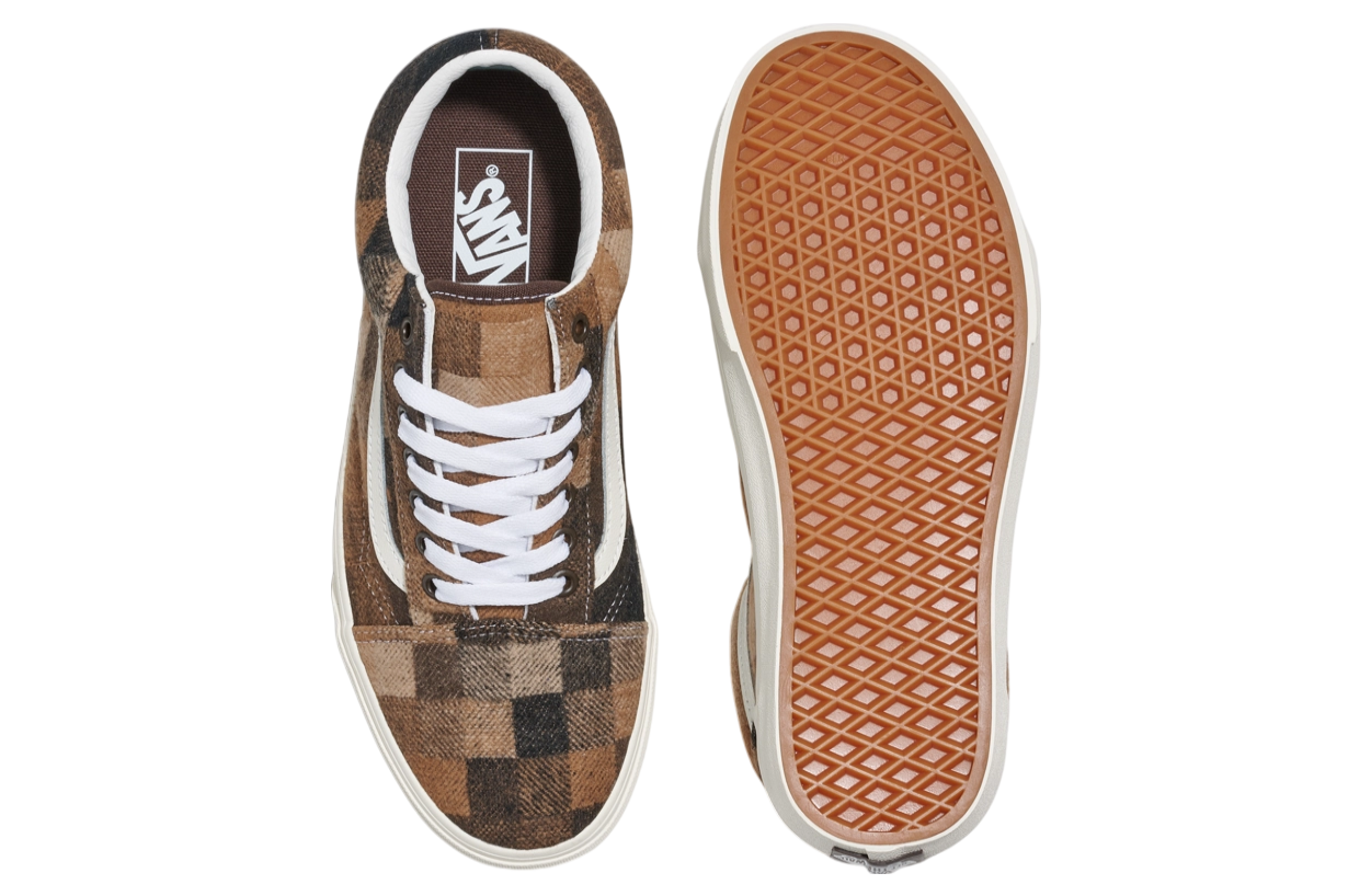 Vans Old Skool Sweater Check Brown