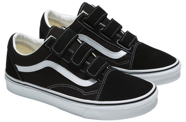 Vans Old Skool V Suede Canvas Black / True White