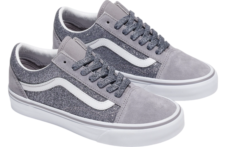 Vans Old Skool WMNS Glitter Gunmetal Grey