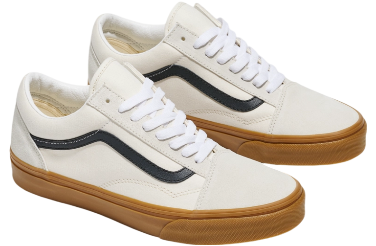 Vans Old Skool WMNS Marshmallow White / Gum Brown