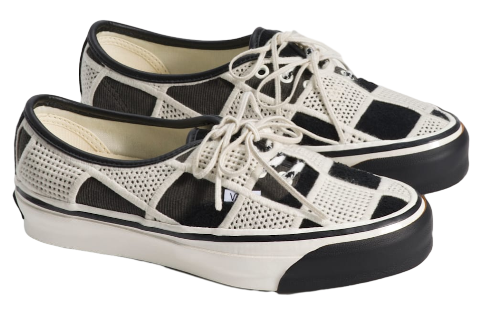 Vans Premium Authentic Checkerboard Checkerboard Black / Egret White