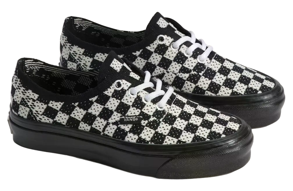 Vans Premium Authentic Checkerboard Checkerboard Black / Marshmallow White