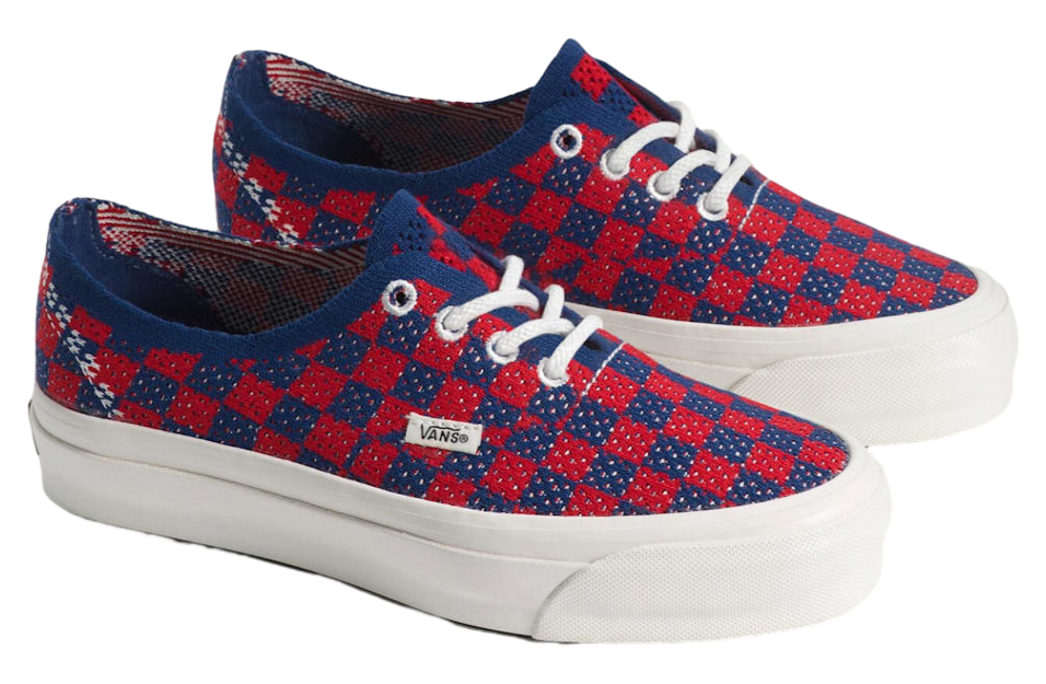 Vans Premium Authentic Checkerboard Checkerboard Red / Blue