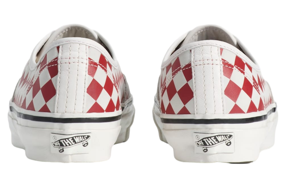 Vans Premium Authentic Checkerboard Checkerboard Red / Marshmallow White
