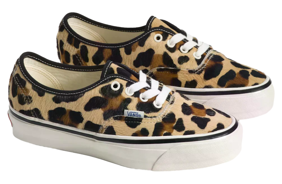 Vans Premium Authentic Leopard Orange / Black