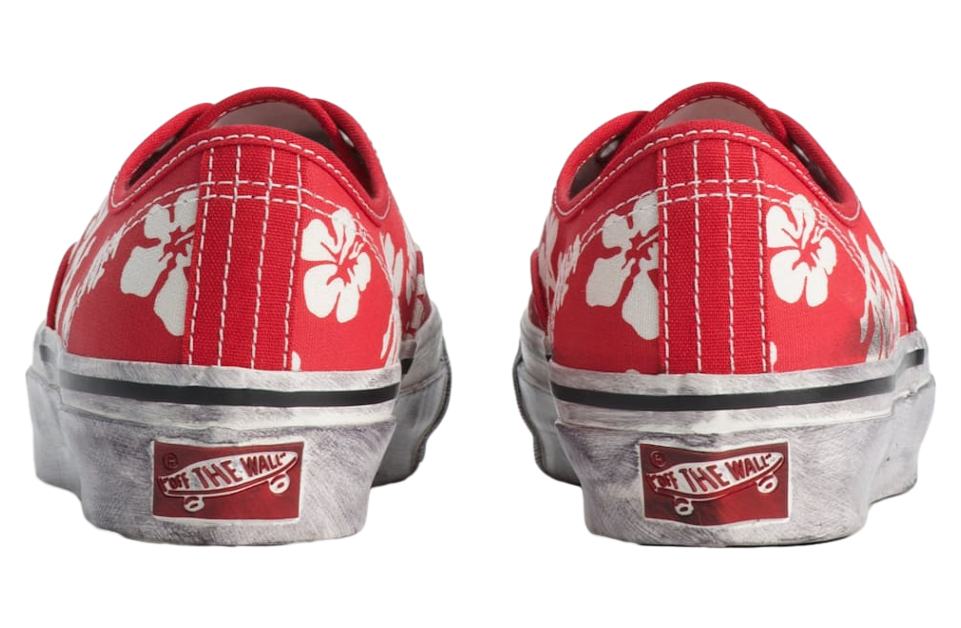 Vans Premium Authentic Red Print