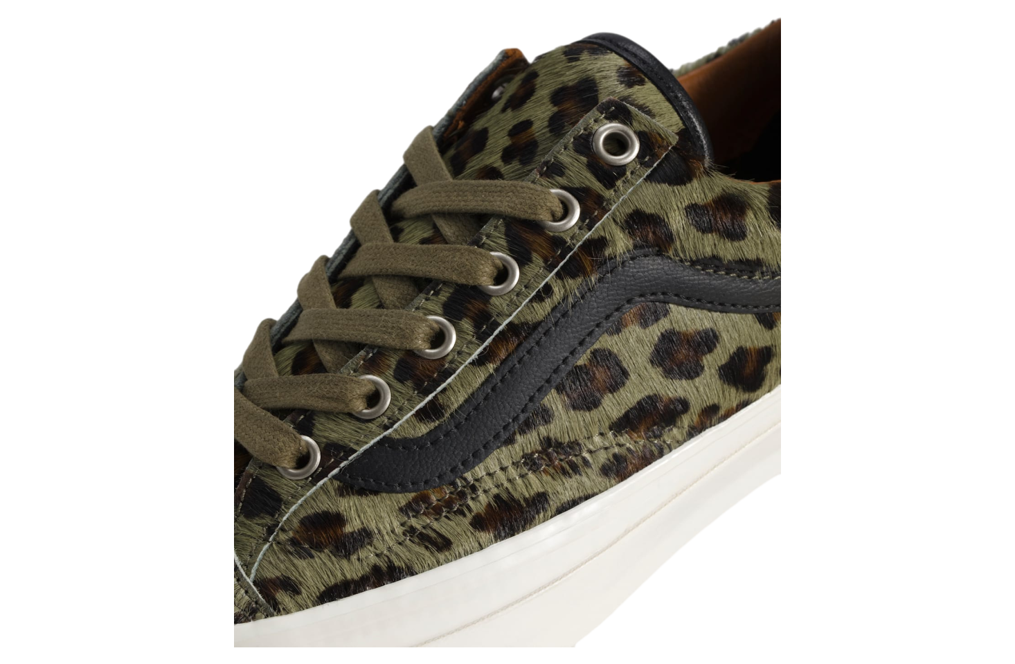Vans Premium Old Skool 36 Cheetah Olive Green