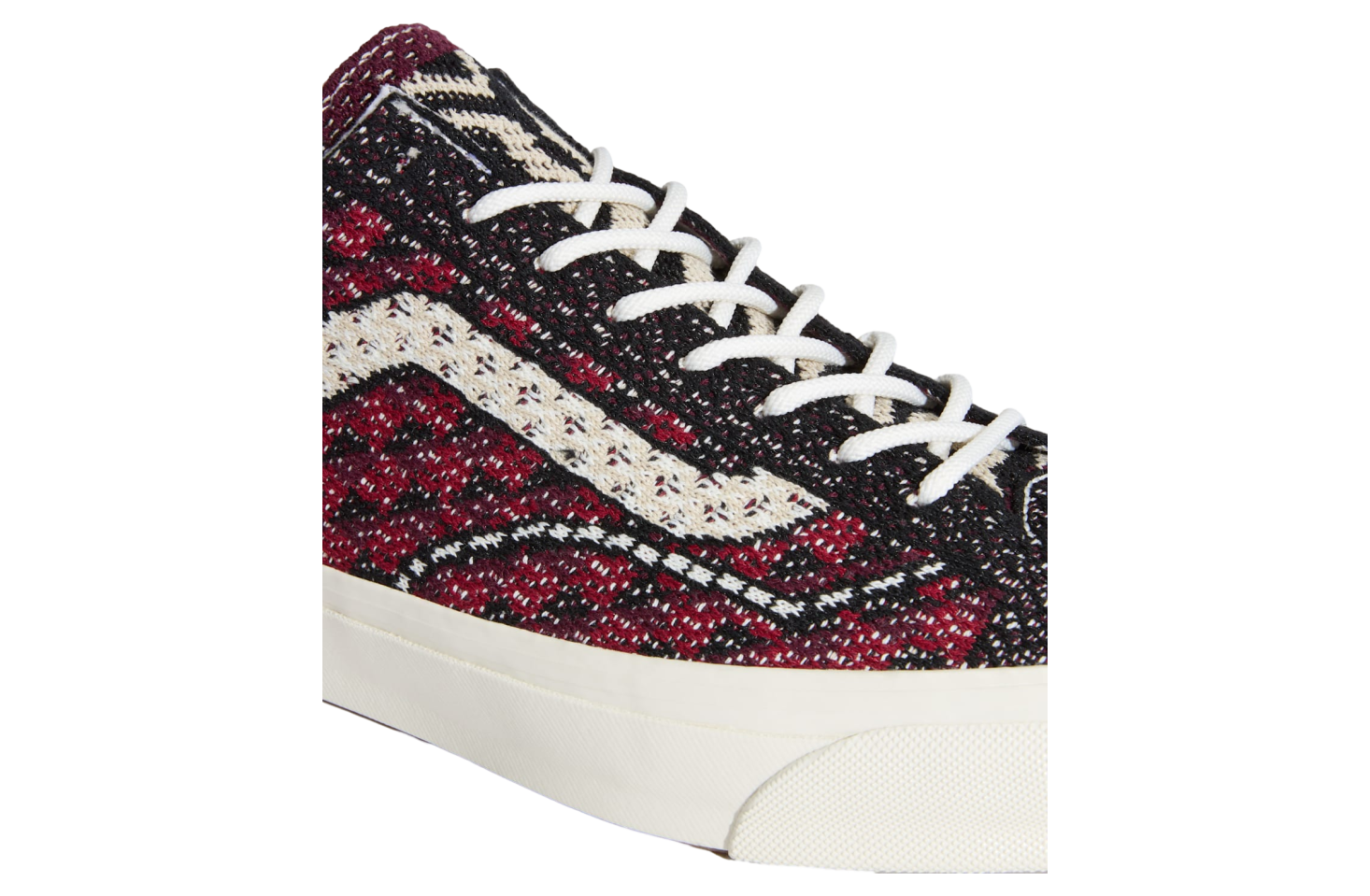 Vans Premium Old Skool Geo Check Bordeaux Red