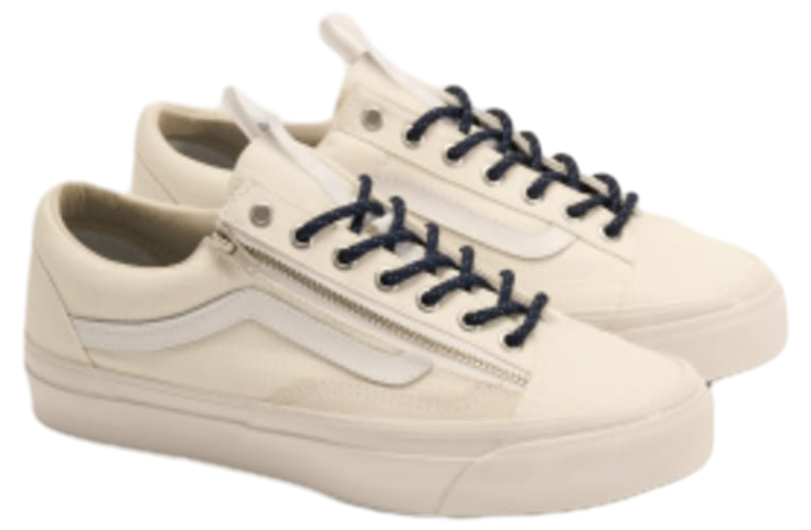 Vans Premium Old Skool Zip Ice White