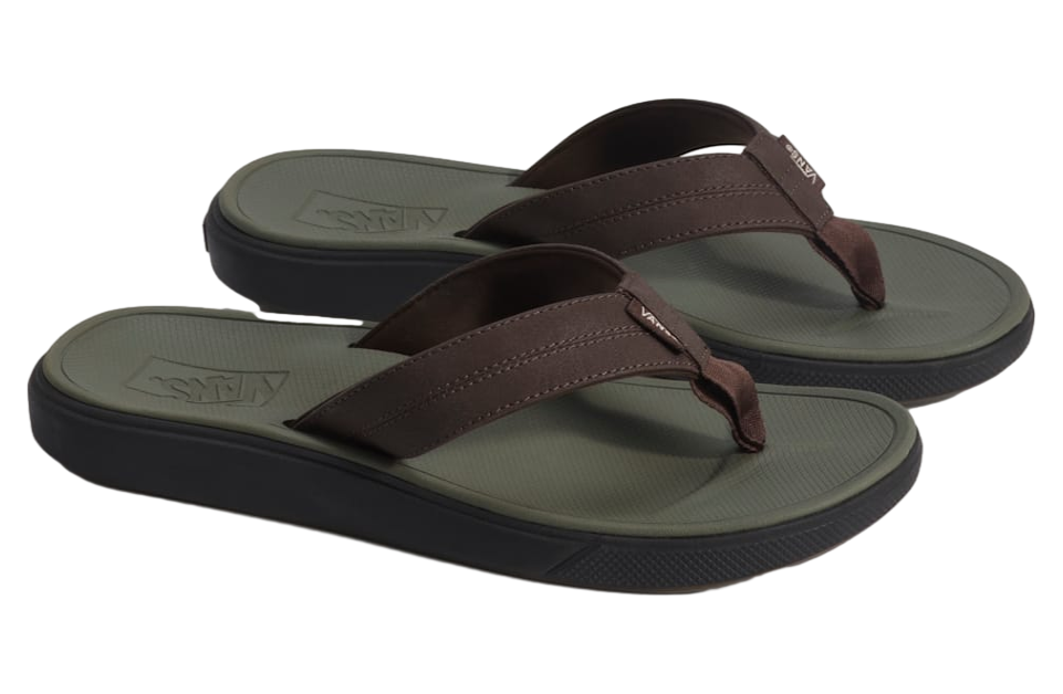 Vans Seabrook Sandal Demitasse Brown / Grape Leaf Green