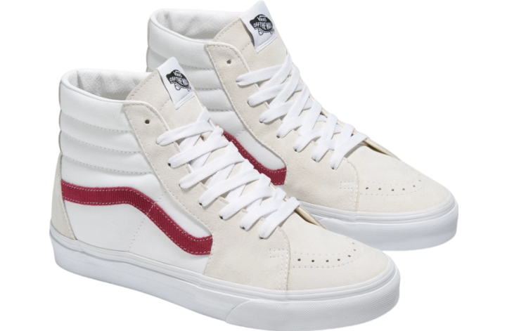 Vans Sk8-Hi Corduroy Rumba Red / True White