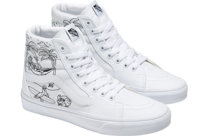 Vans Sk8-Hi Low Tide True White / True White