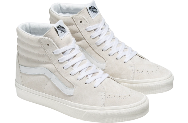 Vans Sk8-Hi Pig Suede Blanc De Blanc