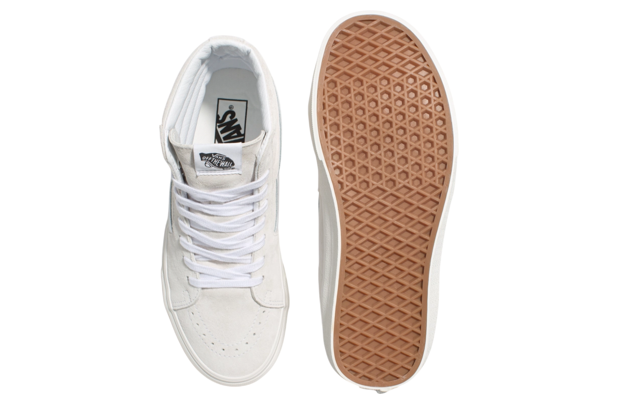 Vans Sk8-Hi Pig Suede Blanc De Blanc