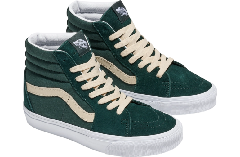 Vans Sk8-Hi Suede Scarab Green