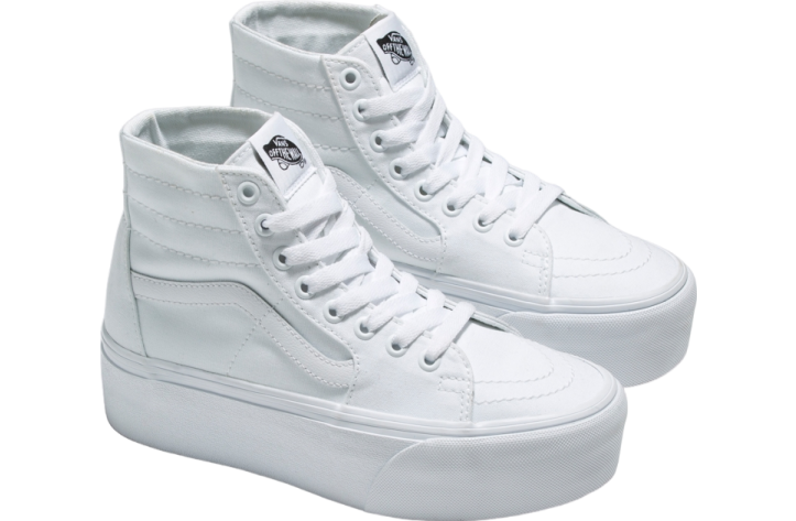 Vans Sk8-hi Tapered Stackform Canvas True White