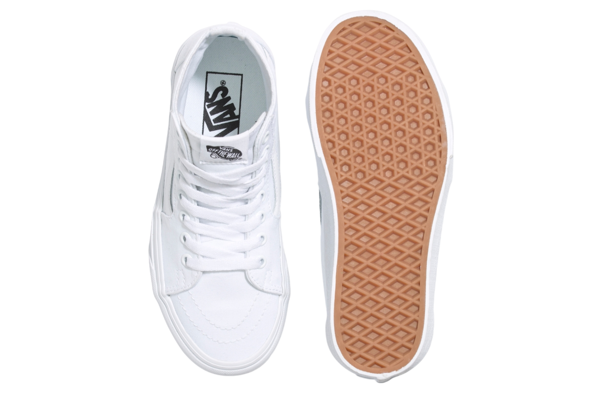 Vans Sk8-hi Tapered Stackform Canvas True White