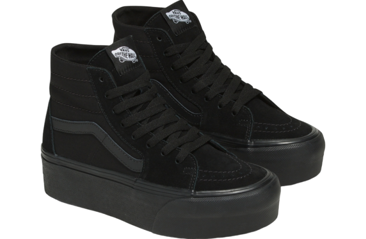 Vans Sk8-hi Tapered Stackform Suede Canvas Black