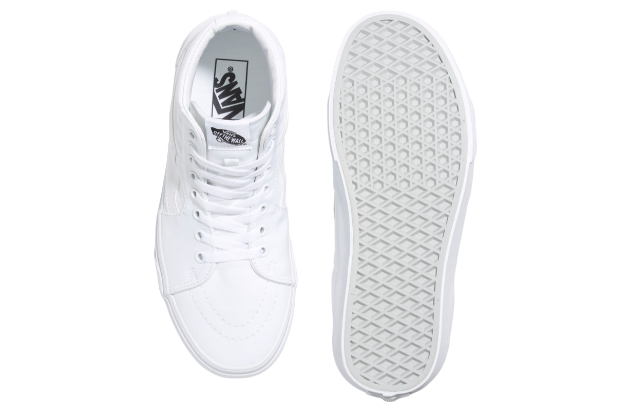 Vans Sk8-hi Wide Canvas True White