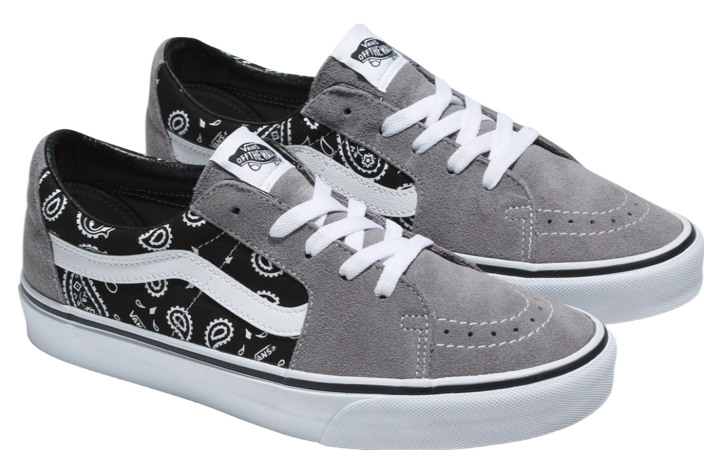 Vans Sk8-Low Paisley Gray / True White